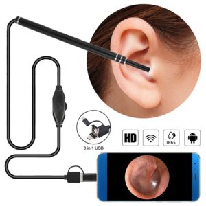 Cuillère d'oreille électronique avec mini caméra