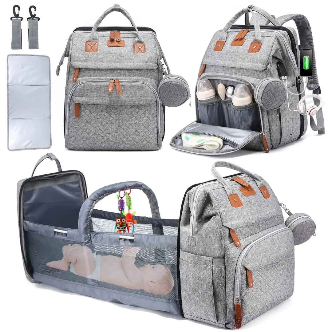 Sac multifonction pour bébé avec lit pliable