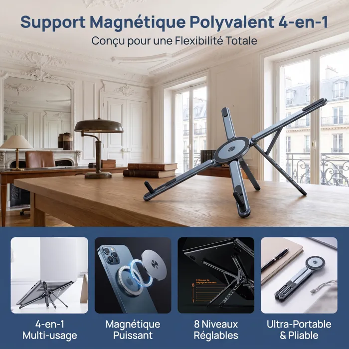 Support pliable magnétique - vue 3