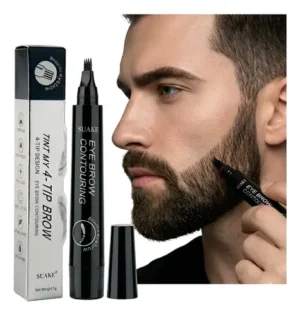 Crayon à Sourcils & Barbe 3D Hydrofuge – Livraison Gratuite (Couleur noir seulement)