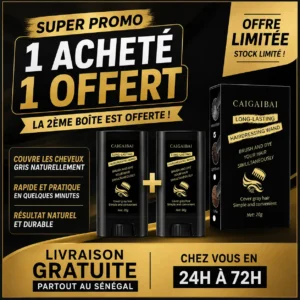 Stick Coloration Cheveux Anti-Cheveux Blancs - 1 acheté 1 offert + Livraison Gratuite